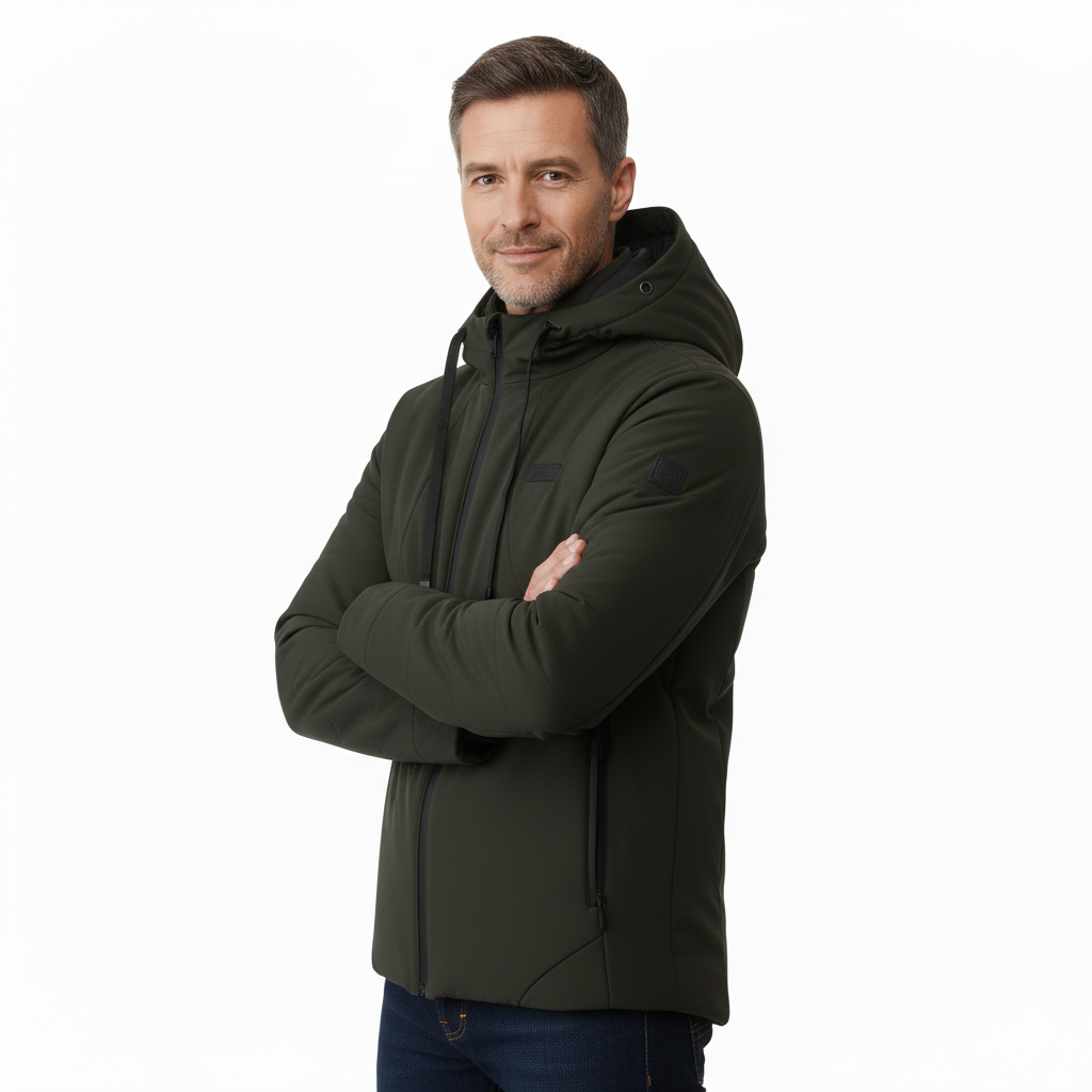 Men’s Hooded Jacket – Lightweight, Waterproof
