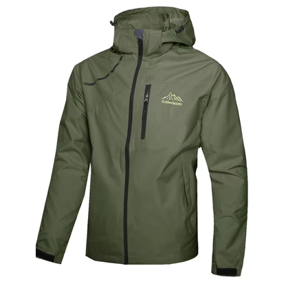 Men’s Lightweight Jacket – Hooded Windbreaker - Water Resistant