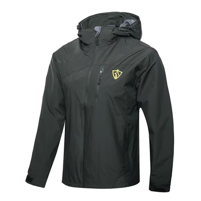 Men’s Lightweight Jacket – Hooded Windbreaker - Water Resistant