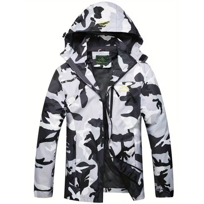 Men’s Lightweight Jacket – Hooded Windbreaker - Water Resistant