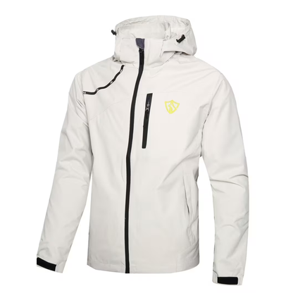 Men’s Lightweight Jacket – Hooded Windbreaker - Water Resistant