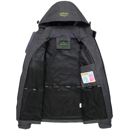 Men’s Lightweight Jacket – Hooded Windbreaker - Water Resistant