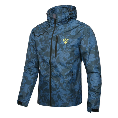 Men’s Lightweight Jacket – Hooded Windbreaker - Water Resistant