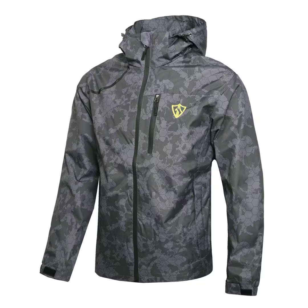 Men’s Lightweight Jacket – Hooded Windbreaker - Water Resistant
