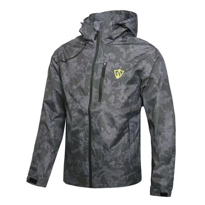 Men’s Lightweight Jacket – Hooded Windbreaker - Water Resistant