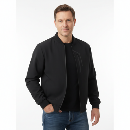Men’s Lightweight Outdoor Bomber Jacket – Windproof – Fall Layer