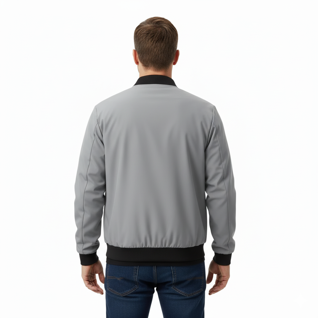 Men’s Lightweight Outdoor Bomber Jacket – Windproof – Fall Layer