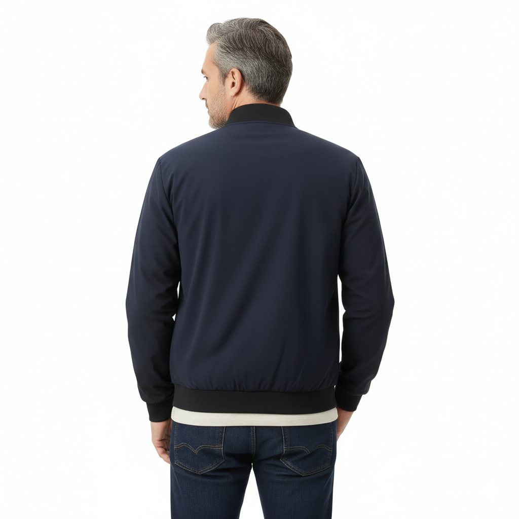 Men’s Lightweight Outdoor Bomber Jacket – Windproof – Fall Layer