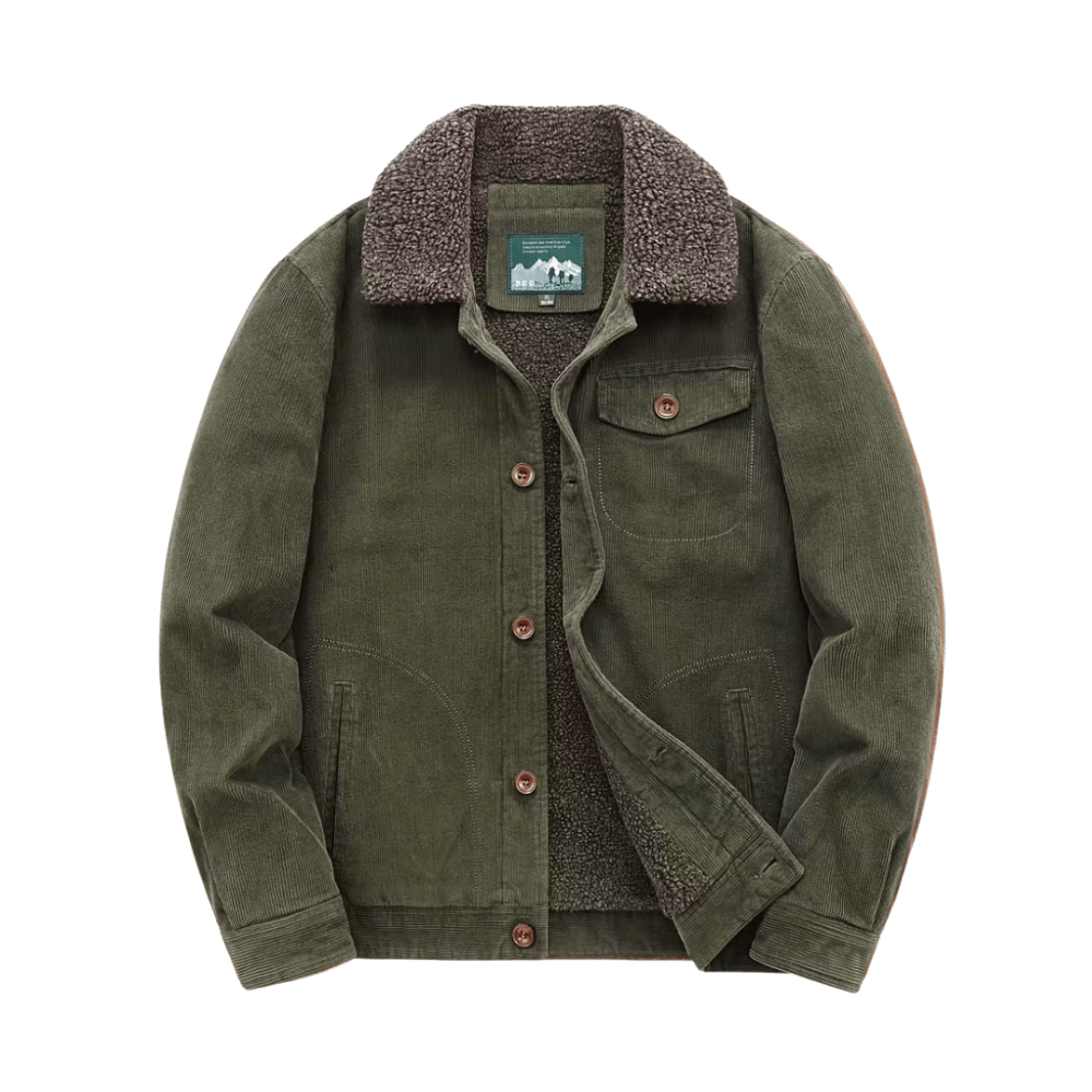 Men’s Outdoor Jacket – Fleece-Lined – Winter