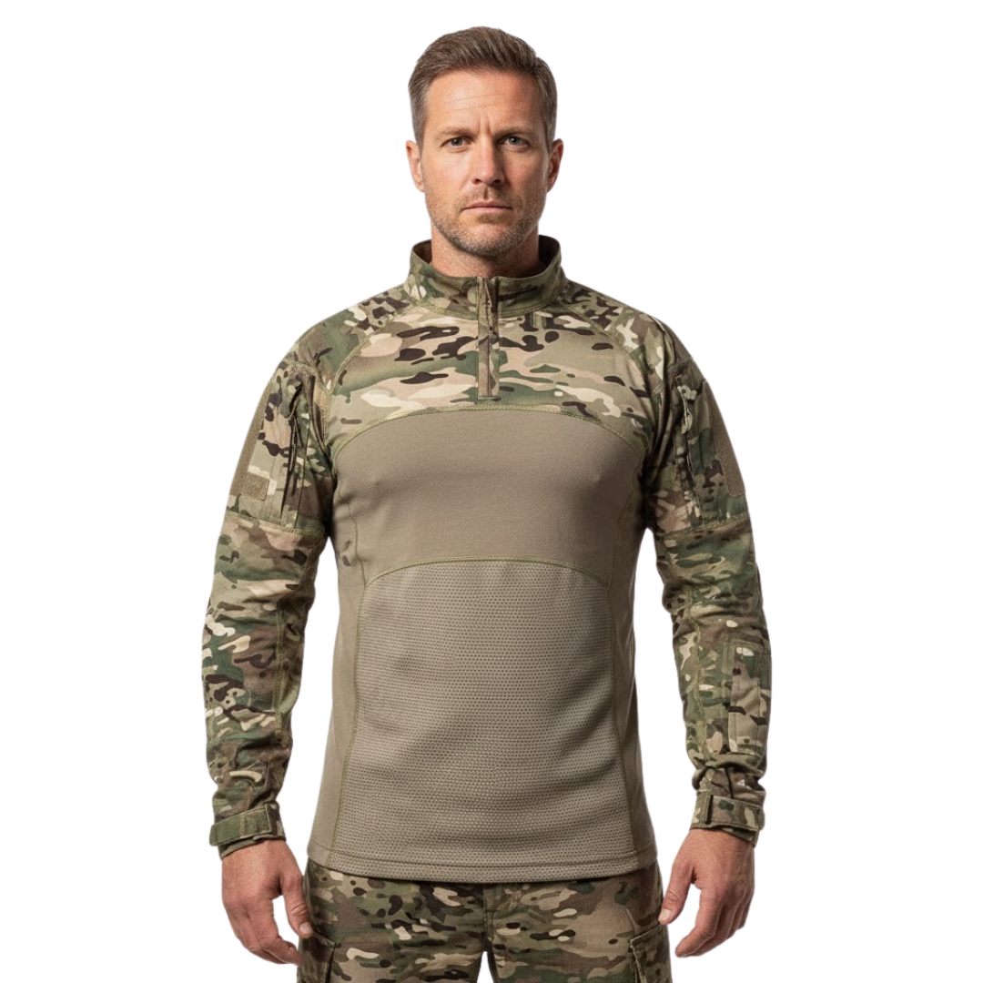 Men’s Outdoor Tactical Shirt – Breathable & Stretchable