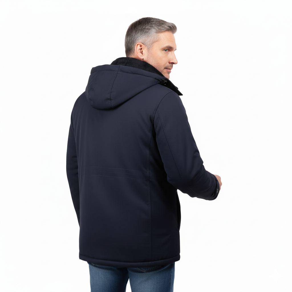 Men’s Outdoor Winter Jacket – Padded & Warm – Fall & Winter