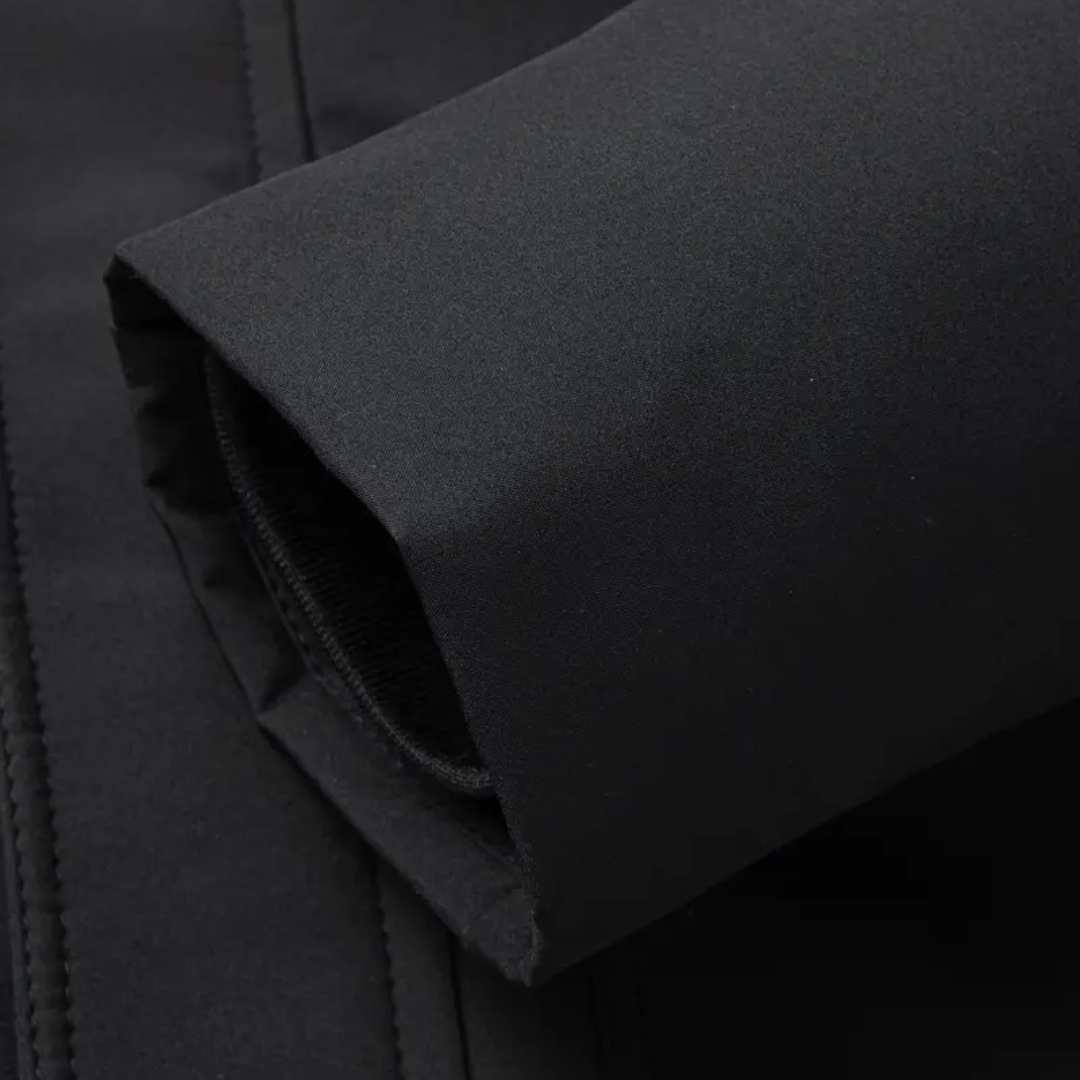 Men’s Outdoor Winter Jacket – Padded & Waterproof – Mid-Length