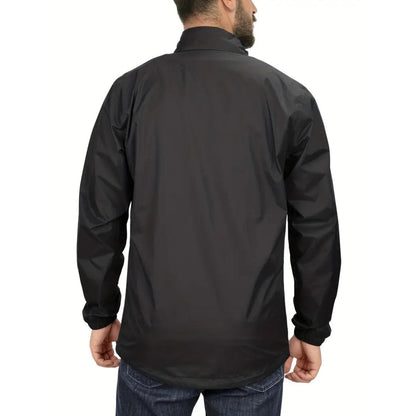 Men’s Rain Jacket – Lightweight with Hood – Waterproof Windbreaker