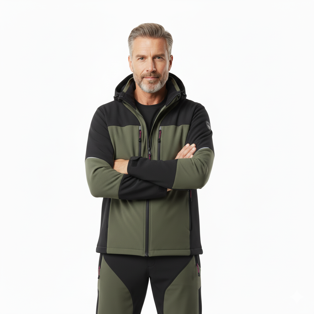 Men’s Softshell Set – Jacket and Pants – Outdoor Trekking