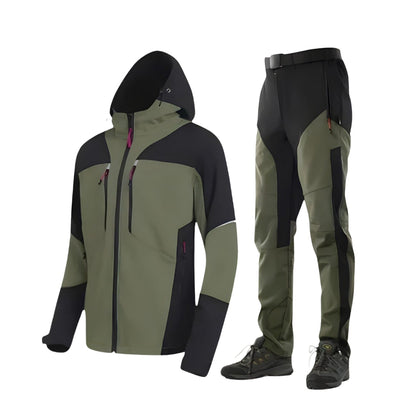 Men’s Softshell Set – Jacket and Pants – Outdoor Trekking