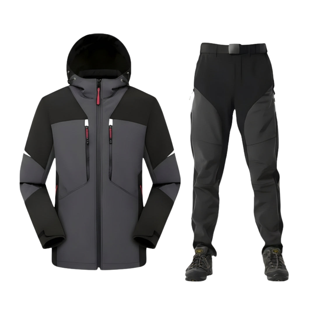 Men’s Softshell Set – Jacket and Pants – Outdoor Trekking