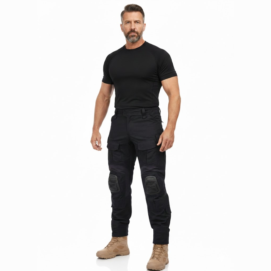 Men’s Tactical Work Pants – 10 Pockets – Reinforced Knees