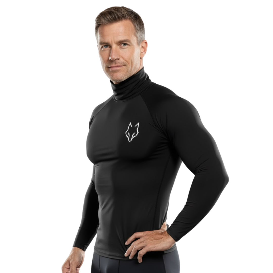 Men’s Thermal Shirt – Heat-Insulating – High-Neck Design