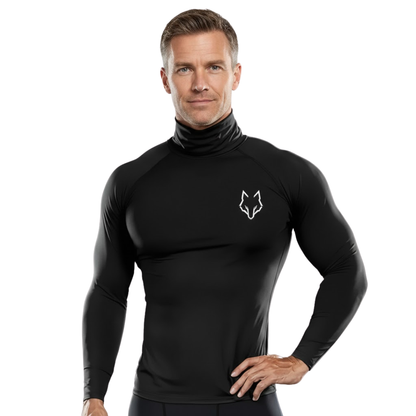 Men’s Thermal Shirt – Heat-Insulating – High-Neck Design