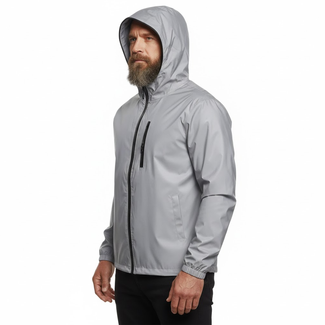 Men’s Windbreaker Jacket – Reflective – Waterproof