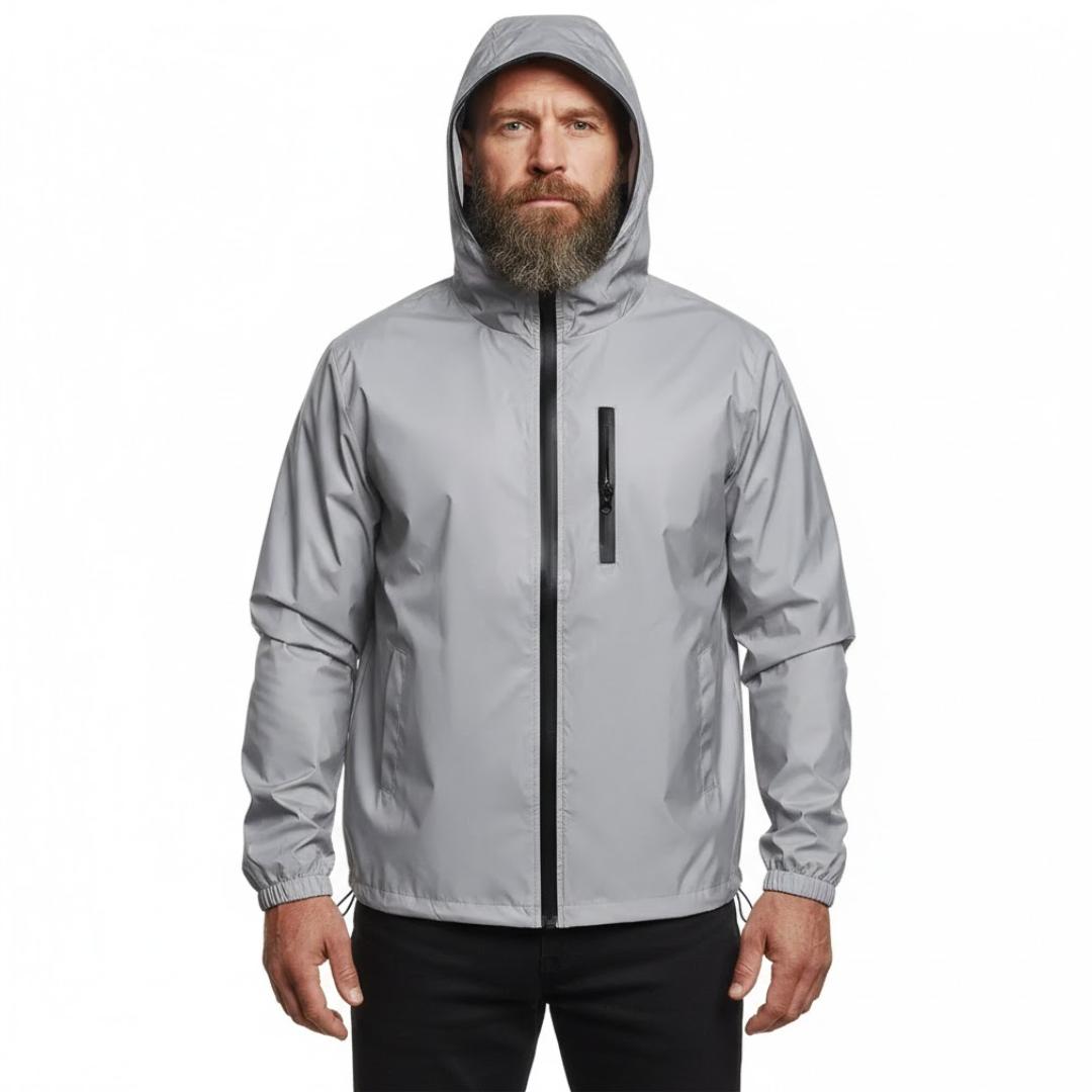 Men’s Windbreaker Jacket – Reflective – Waterproof