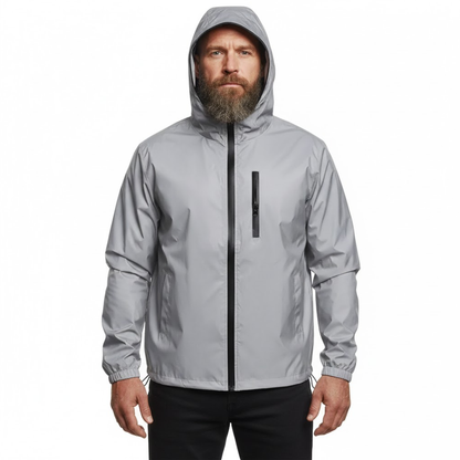 Men’s Windbreaker Jacket – Reflective – Waterproof