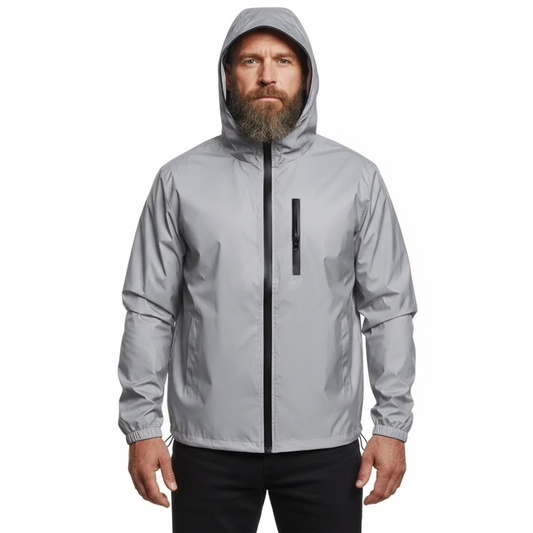 Men’s Windbreaker Jacket – Reflective – Waterproof