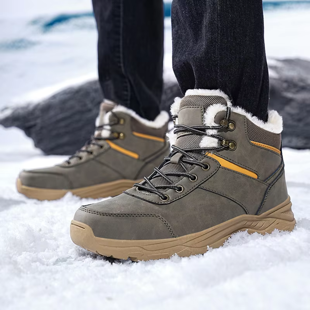 Men’s Winter Snow Boots – Thermal Lined – Non-Slip