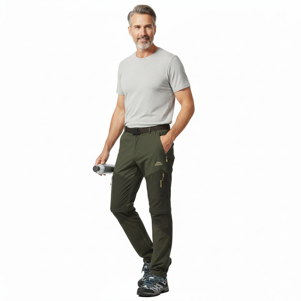 Outdoor Men’s Hiking Pants – Waterproof & Flexible – All Season