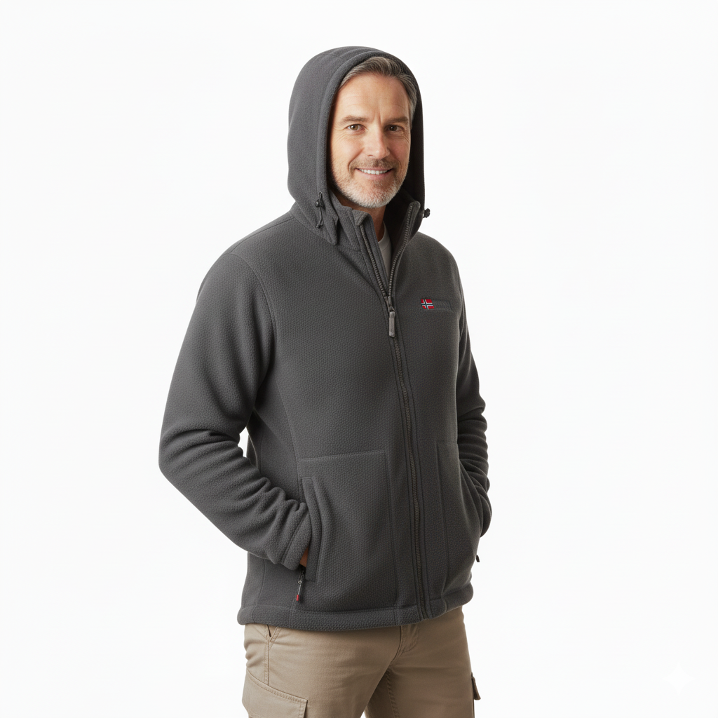 Outdoor Polar Fleece Jacket – Sherpa Warmth – Winter