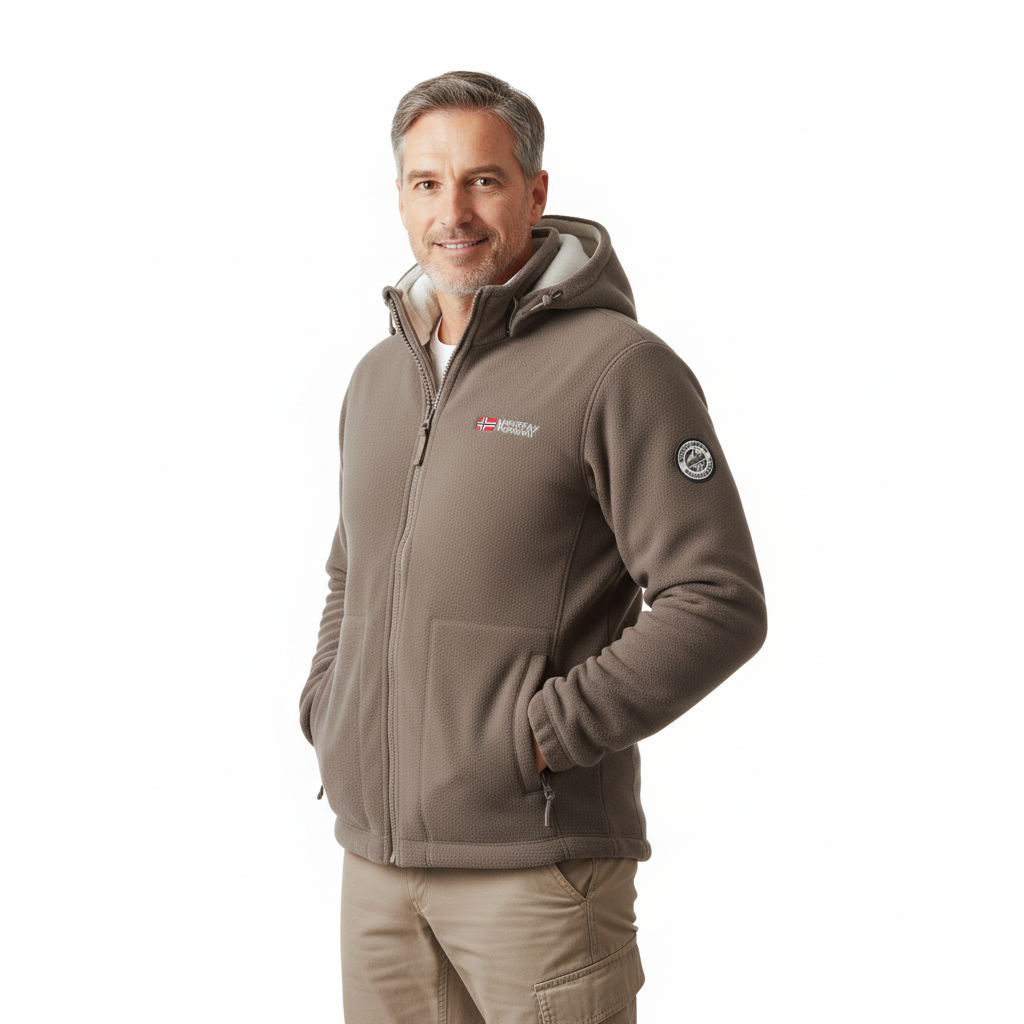 Outdoor Polar Fleece Jacket – Sherpa Warmth – Winter