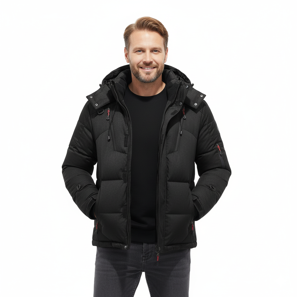 Outdoor Winter Down Jacket – Windproof & Water-Repellent – Autumn & Winter