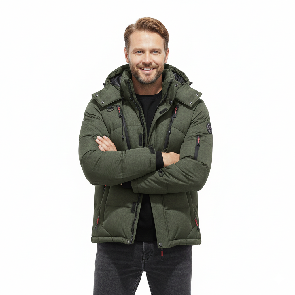 Outdoor Winter Down Jacket – Windproof & Water-Repellent – Autumn & Winter