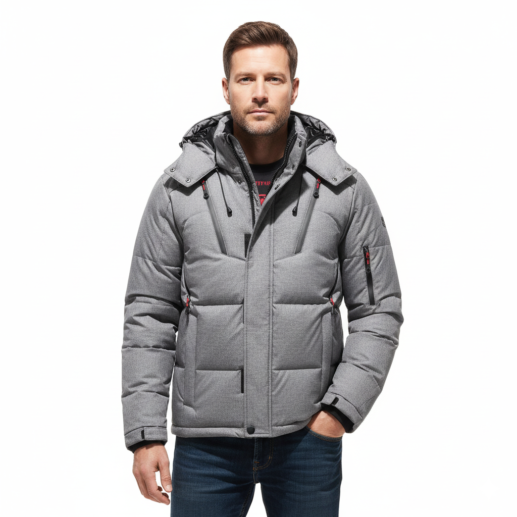 Outdoor Winter Down Jacket – Windproof & Water-Repellent – Autumn & Winter