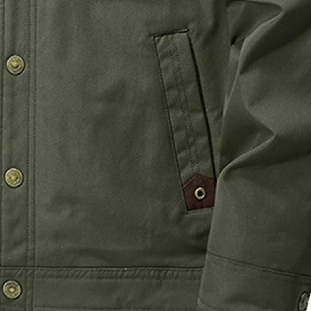 Sherpa-Lined Jacket - Durable & Warm