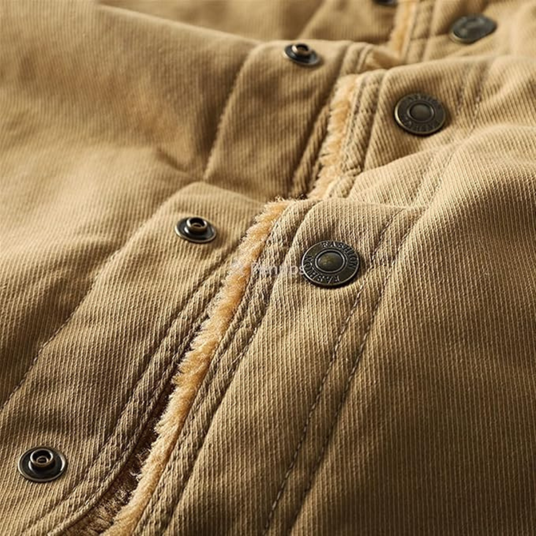 Sherpa-Lined Jacket - Durable & Warm