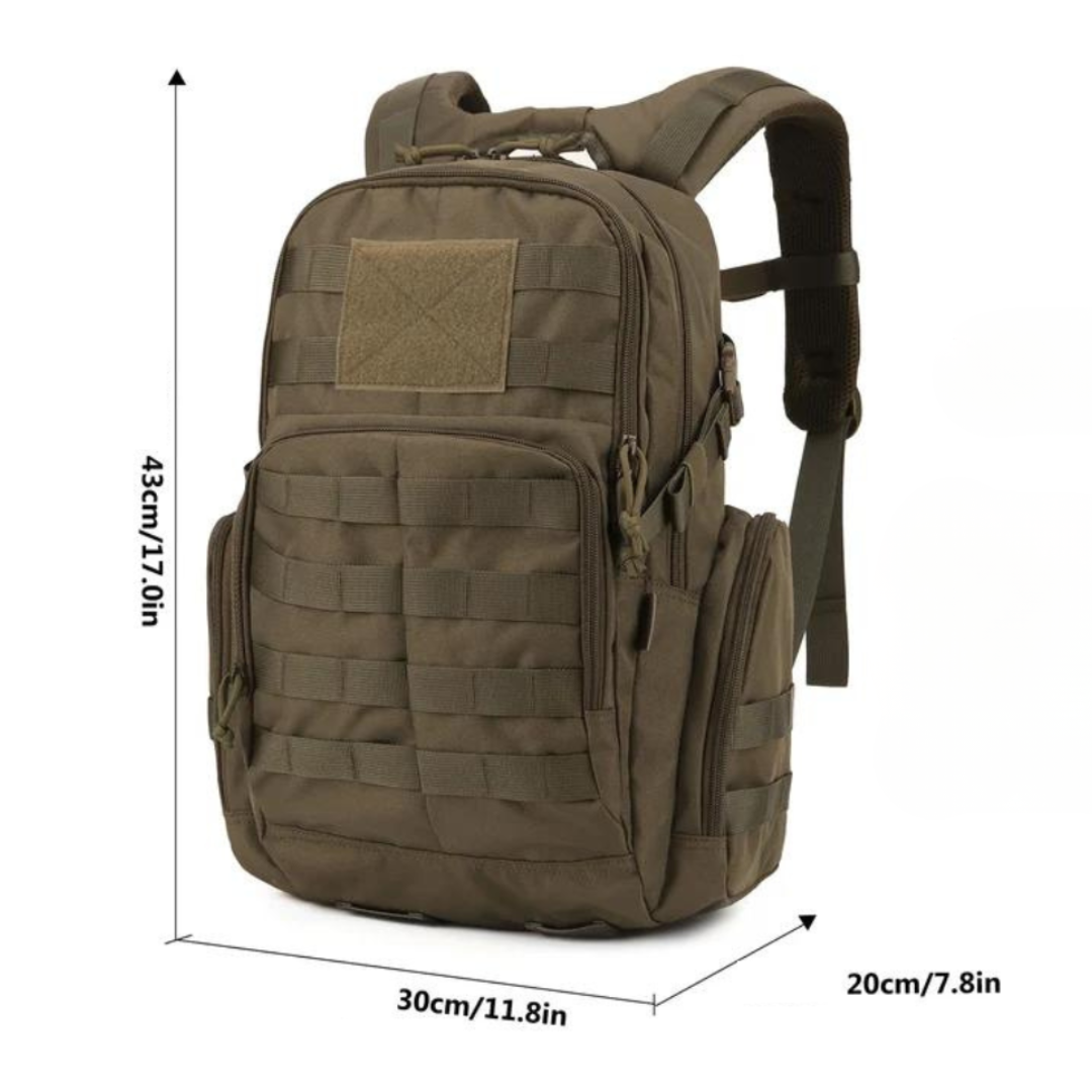 Tactical Backpack 25L – Water-Repellent – MOLLE System