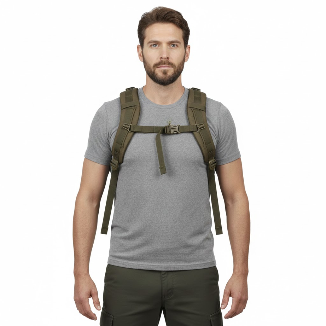 Tactical Backpack 25L – Water-Repellent – MOLLE System