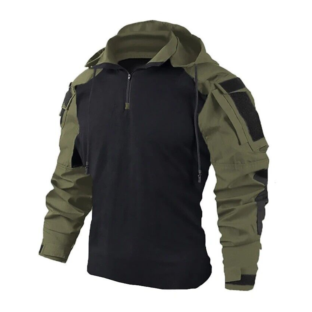 Tactical Camouflage Hoodie – Windproof & Water-Resistant