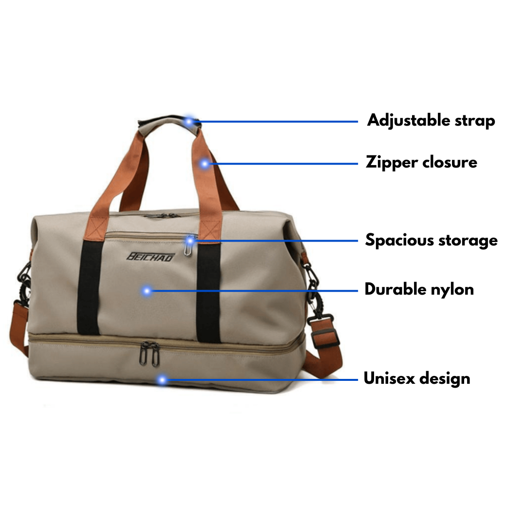 Travel Bag – Practical Storage – Adjustable Strap