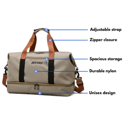 Travel Bag – Practical Storage – Adjustable Strap