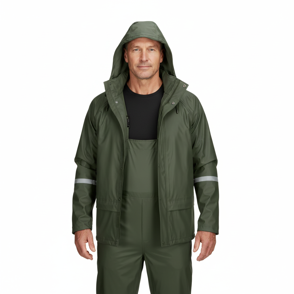 Waterproof Rain Suit – Jacket & Pants – Outdoor Workwear