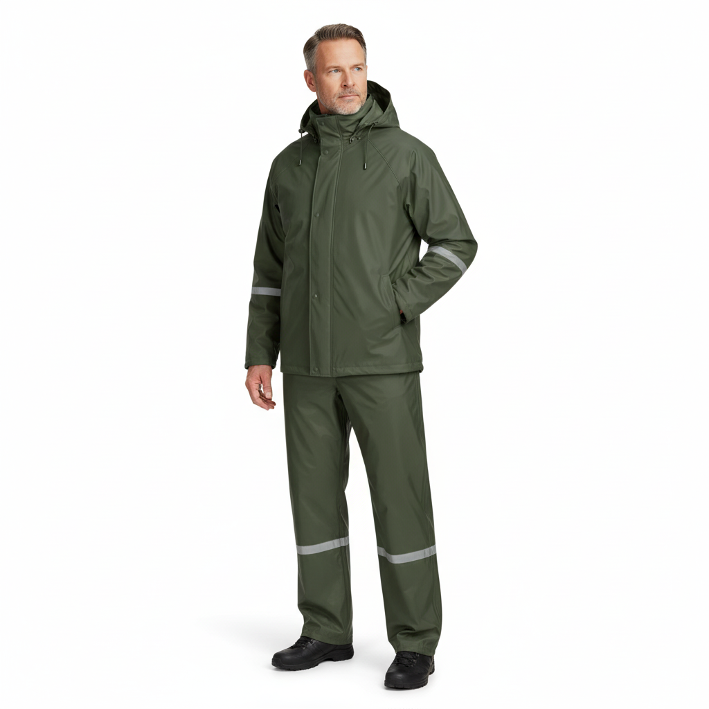 Waterproof Rain Suit – Jacket & Pants – Outdoor Workwear