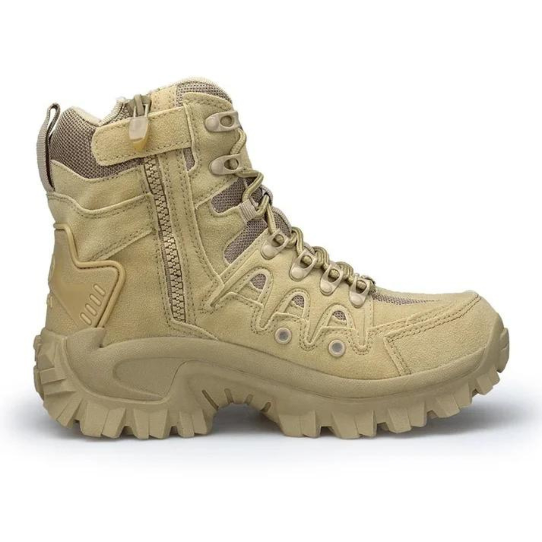 Waterproof Tactical Boots – All-Terrain Grip – Lightweight