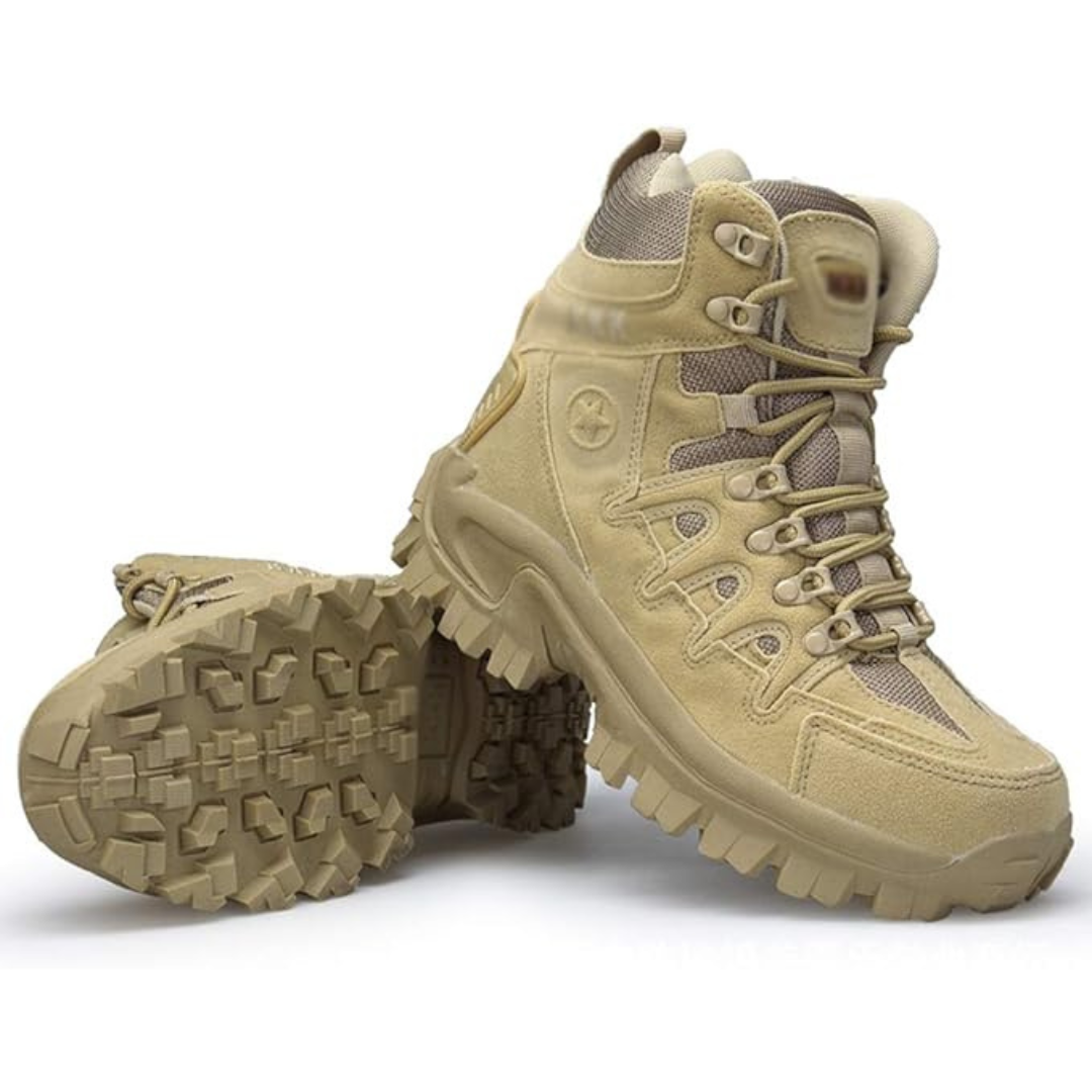 Waterproof Tactical Boots – All-Terrain Grip – Lightweight