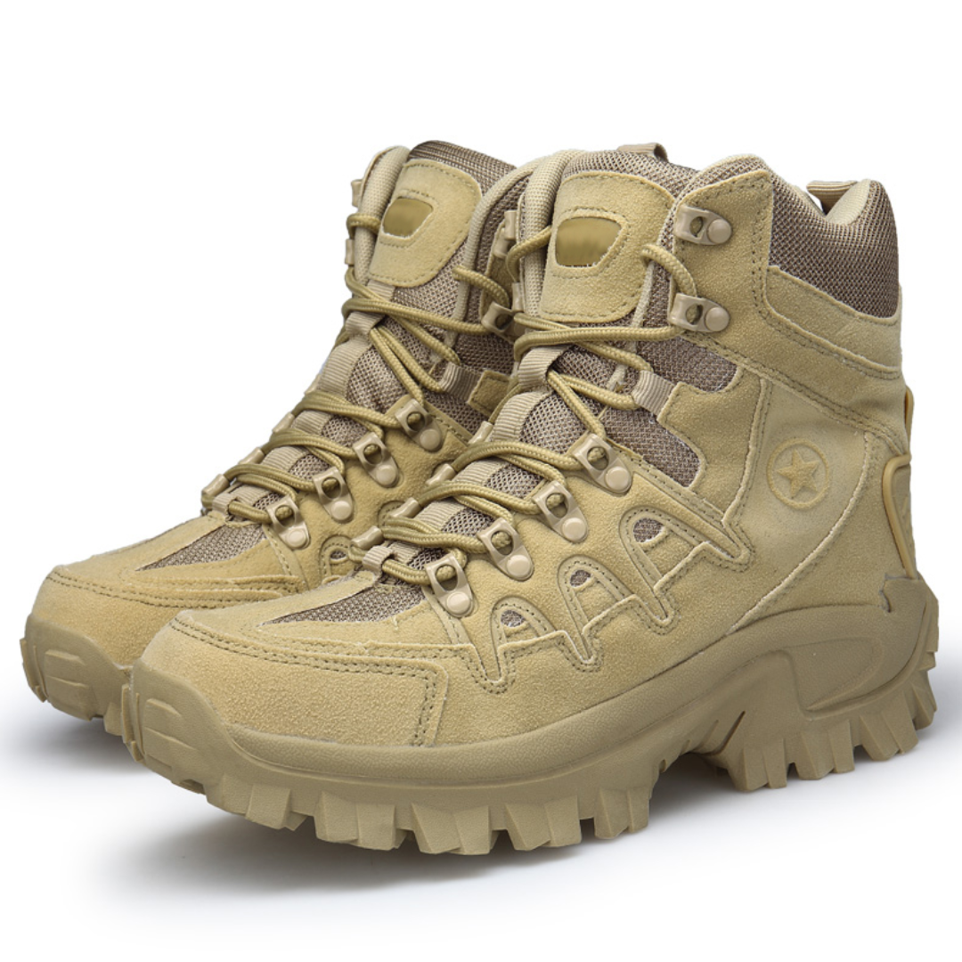 Waterproof Tactical Boots – All-Terrain Grip – Lightweight