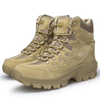 Waterproof Tactical Boots – All-Terrain Grip – Lightweight