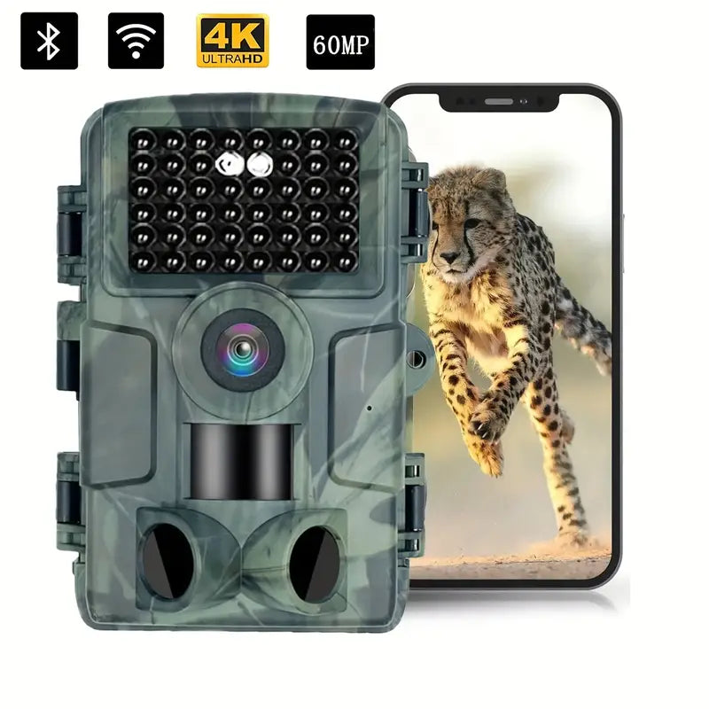 Wildlife Camera – 4K Ultra HD 60MP – With App