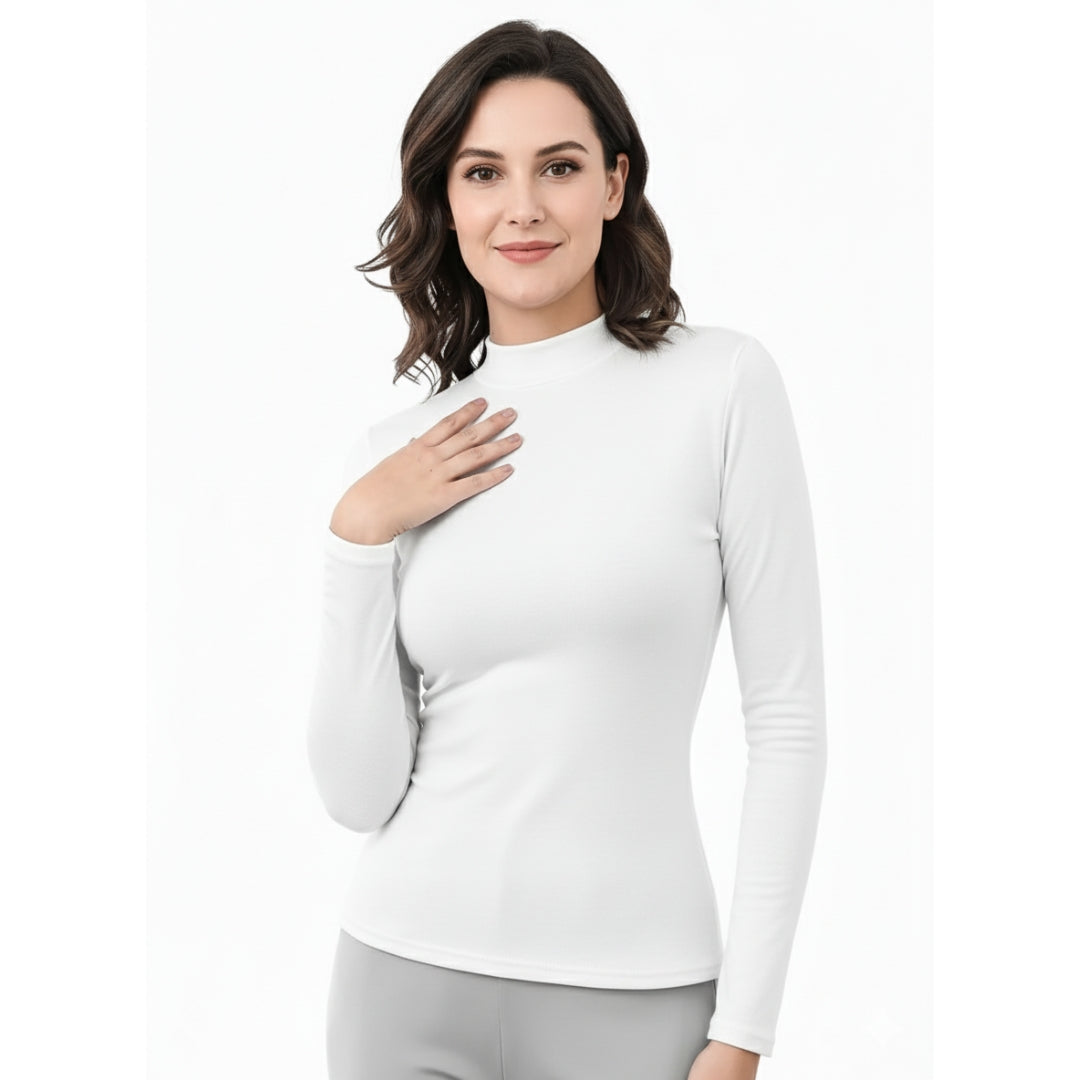 Women’s Thermal Fleece Top – Insulated and Comfortable – Winter Base Layer