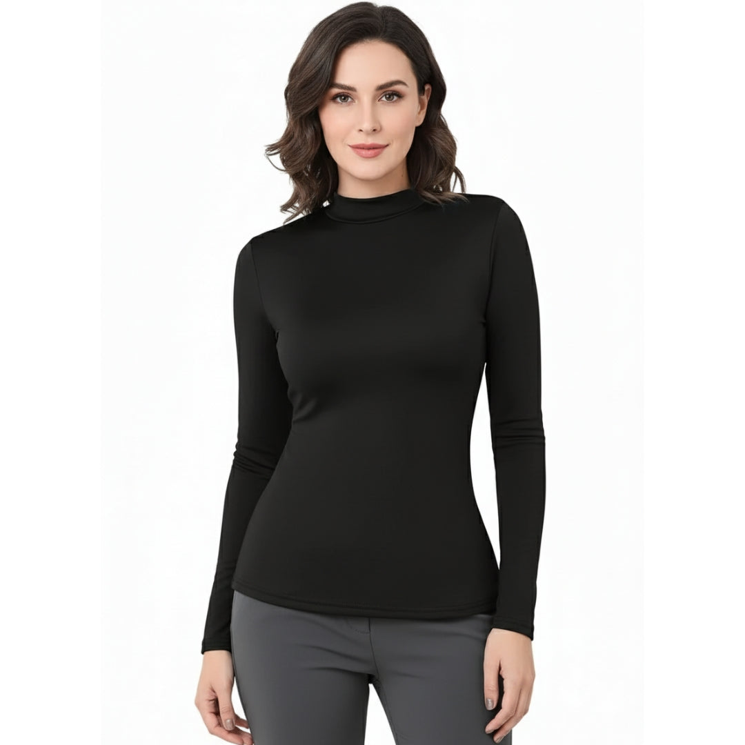 Women’s Thermal Fleece Top – Insulated and Comfortable – Winter Base Layer